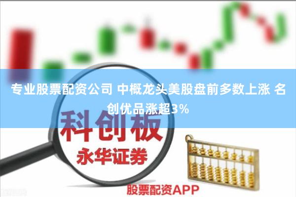 专业股票配资公司 中概龙头美股盘前多数上涨 名创优品涨超3%